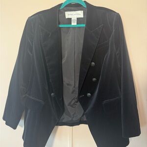 Doncaster Elegant Black Velvet Blazer